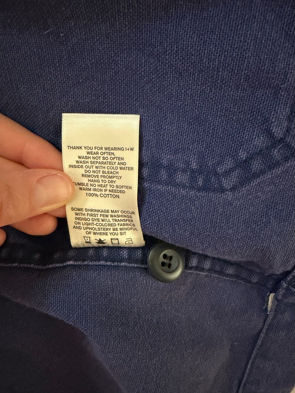 Jack Jacket French Blue unisex Work Jacket - Picture 6 of 10